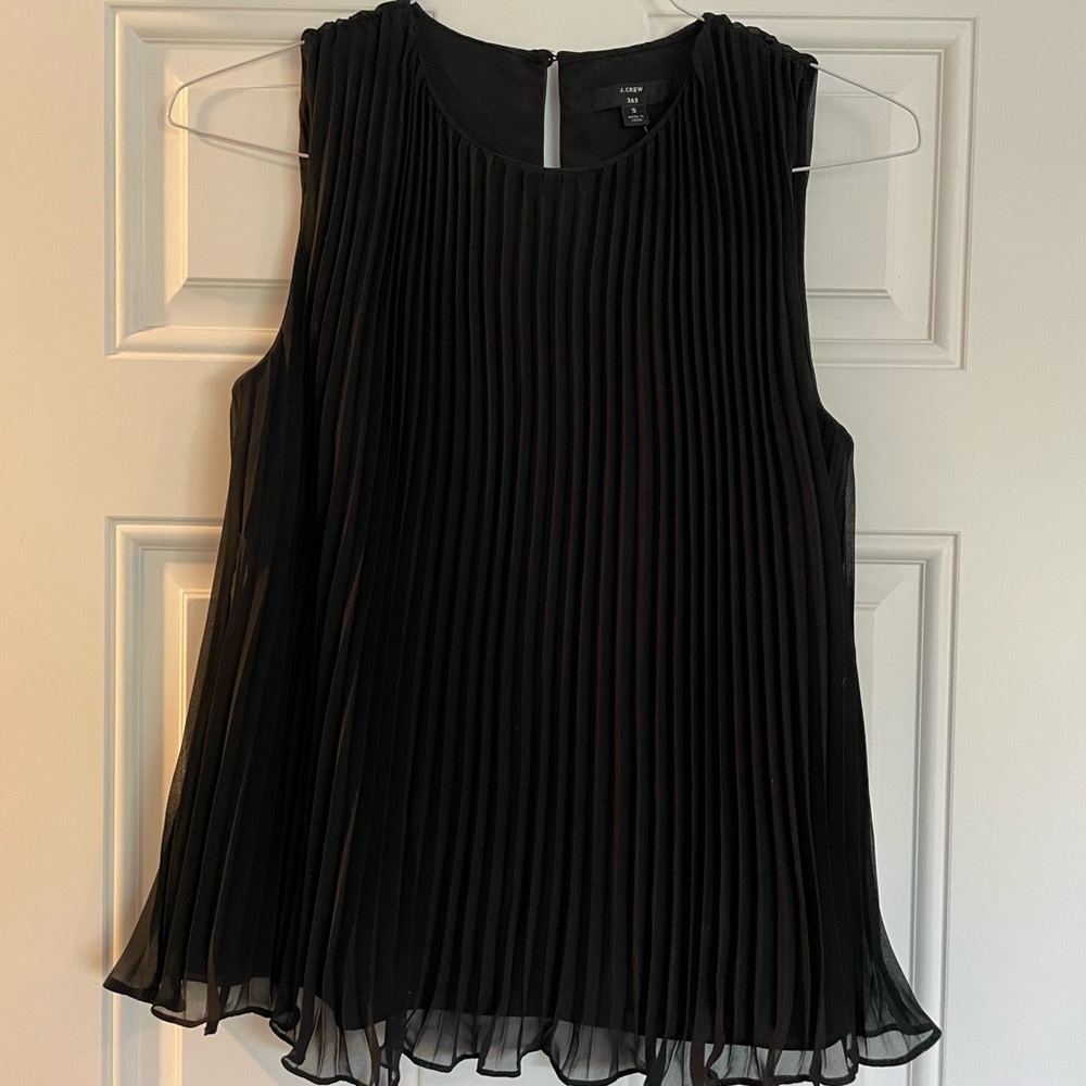 J Crew pleated Georgette blouse NWT size S